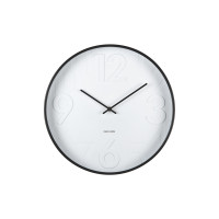 Nástenné hodiny Karlsson Ayuno KA6063BK (40 cm) - čierno-biele